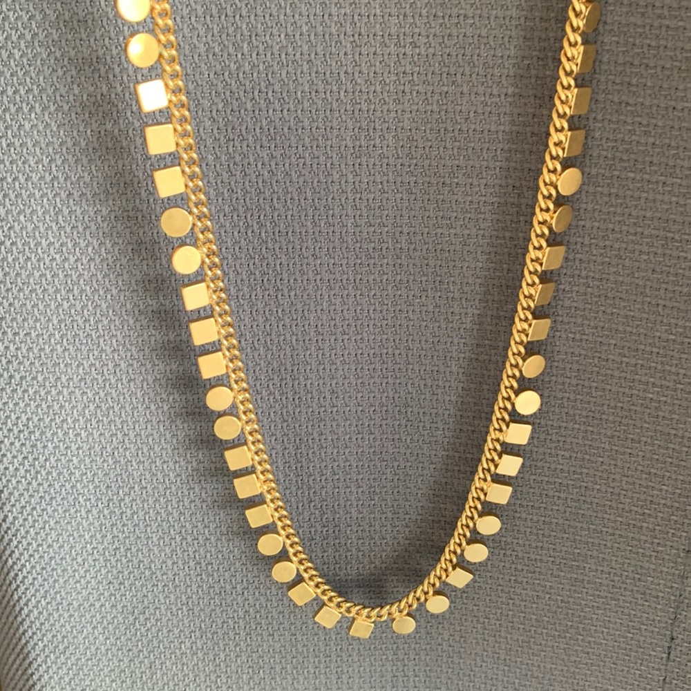 Madewell long gold chain necklace
